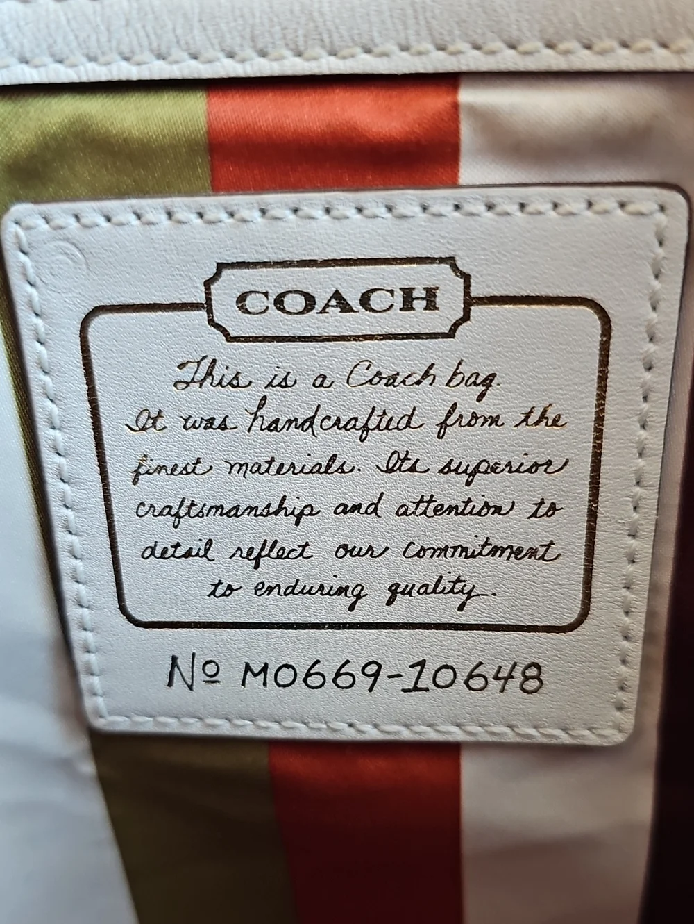 Coach 2006 Vintage Legacy Canvas & Croc Leather Pocket Tote 10648